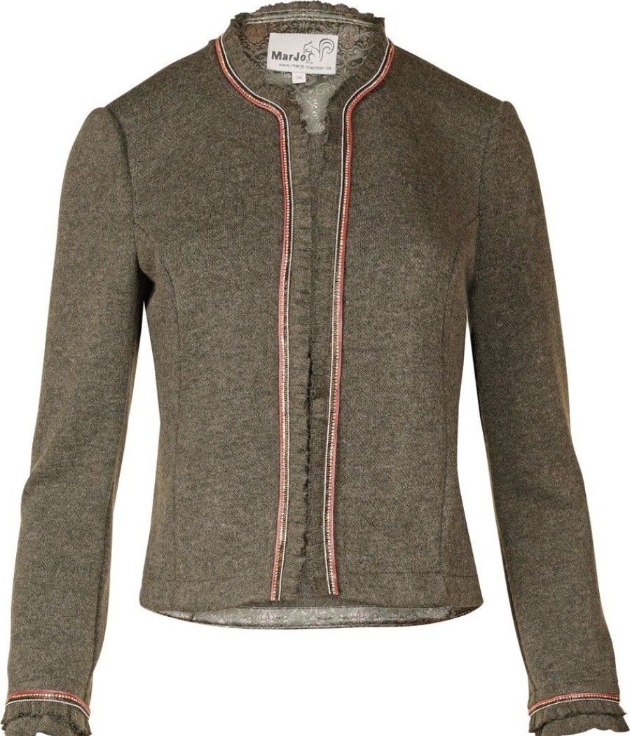 Damen MarJo Trachtenjacken | Marjo Damen Trachten Jacke "Rivana" | Salbei Rose