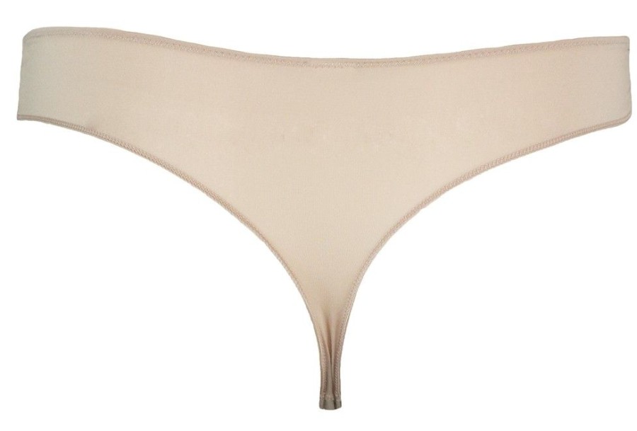 Damen Nina von C. Unters Dirndl | Nina Von C. String Tanga Mit Floraler Spitze 48101971 - Latte Macchiato