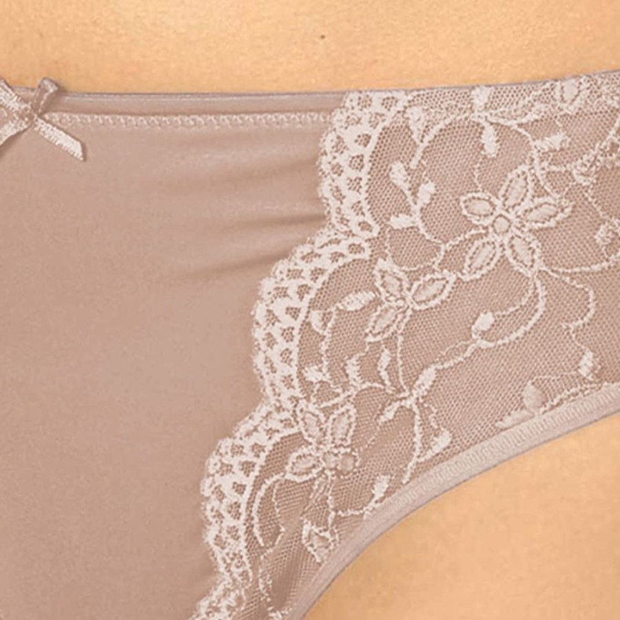 Damen Nina von C. Unters Dirndl | Nina Von C. Jazzpant "Silver Edition" 4821971 | Hazelnut