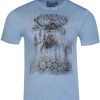 Herren MarJo Shirts | Marjo Herren Trachtenshirt "Guido" Mit Hirschmotiv | Donaublau