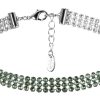 Schmuck LUISIA® | Luisia® Kropfband Halskette Mit Kristallen Von Swarovski® - Grau