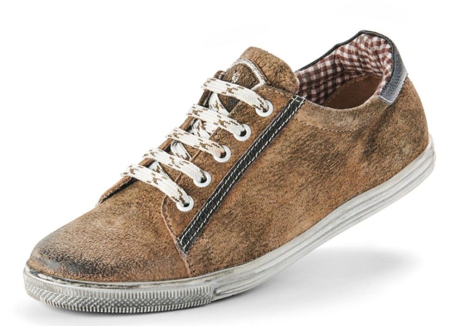 Damen Maddox Sneaker | Maddox Damen Leder Sneaker "Valentina" Trachten Schuhe | Wood Nappato