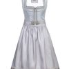 Damen MarJo Dirndl | Marjo Dirndl "Kimba" 599058 | Eisblau Silber - 58Cm