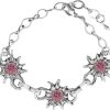 Schmuck Trachtenland | Trachtenarmband Edelweis Pink