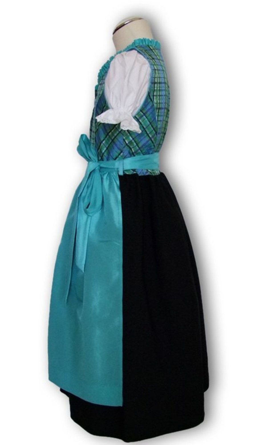 Madchen Isar-Trachten Dirndl | Isar-Trachten Kinder Dirndl "Chloe" 3-Tlg. | Turkis