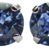 Damen Trachtenland Ohrringe | Luisia® Ohrringe Emily Mit Kristallen Von Swarovski® 9 Mm - Hellblau