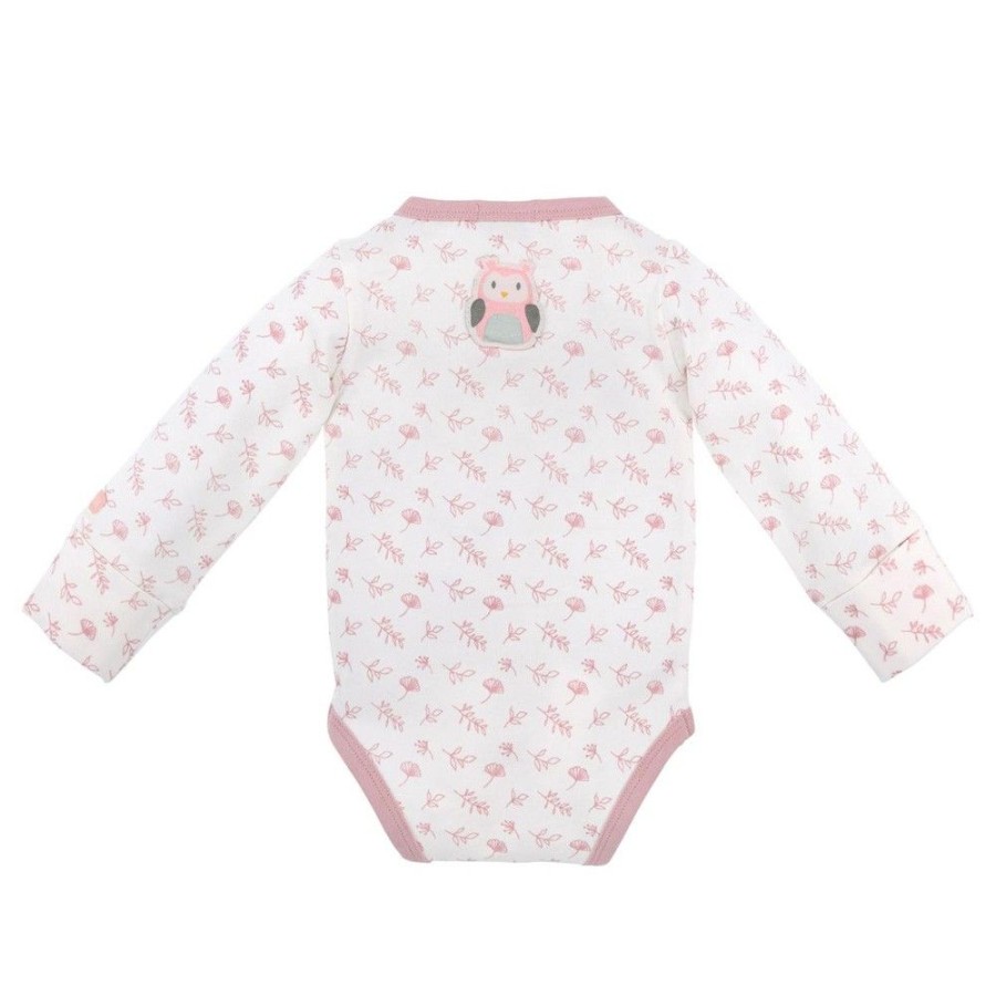 Madchen BONDI Baby Bodys | Bondi Baby Langarm Body "Mom+Dad" 93733 | Offwhite