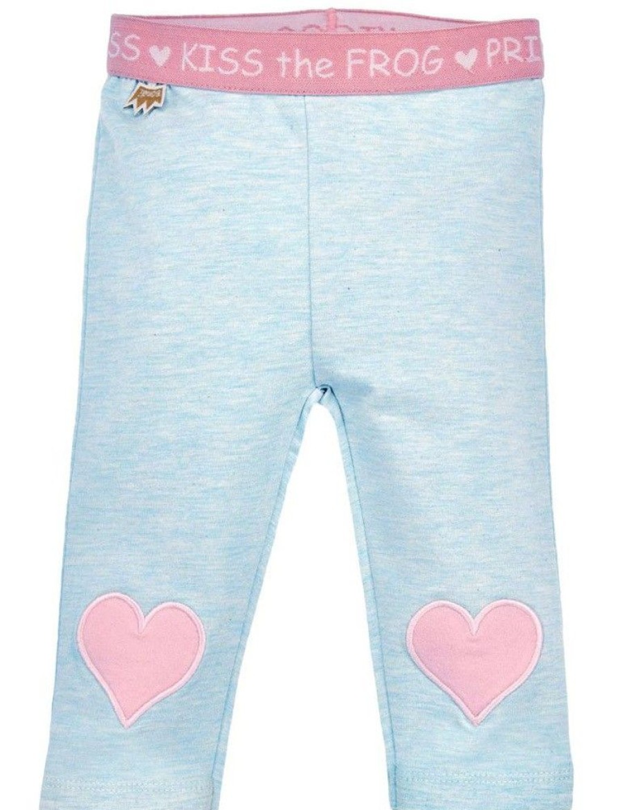 Madchen BONDI Hosen | Bondi Baby Kinder Leggings "Herzen" 86576 - Mint | Madchen Hose