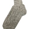 Herren Marschall Trachten Strumpfe | Sneaker Herren Trachten Socken Zopfmuster - Trachtenstrumpfe | Nussbraun