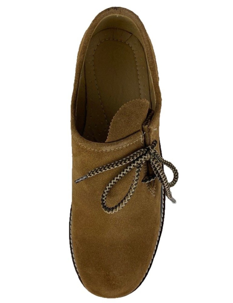 Herren Maddox Haferlschuhe | Maddox Herren Haferlschuhe "Altdorf" Veloursleder | Nuss Hellbraun