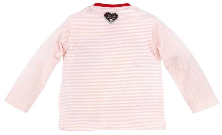 Madchen BONDI Fur´S Baby | Bondi Langarmshirt Fur Madchen Mit Reh Kitz "Suse" 86429 | Rosa