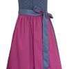 Damen Hiebaum Dirndl | Hiebaum Dirndl "Juliet" - Traditionell | Blau Beere 70Cm