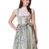 Damen Krüger MADL Dirndl | Kruger Dirndl "Breanna" Spitzenschurze 416465 | Hellgrun 60Cm