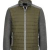 Herren Maddox Janker & Strickjacken | Maddox Herren Outdoor Jacke "Darnsee" Mit Stehkragen | Olivgrun