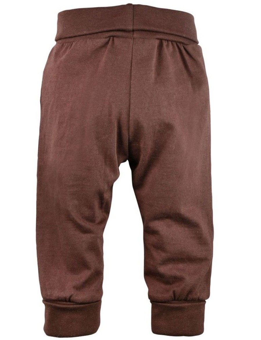 Jungen BONDI Fur´S Baby | Bondi Baby Kinder Laufhose Jogginghose "Lederhose" 91218 | Braun