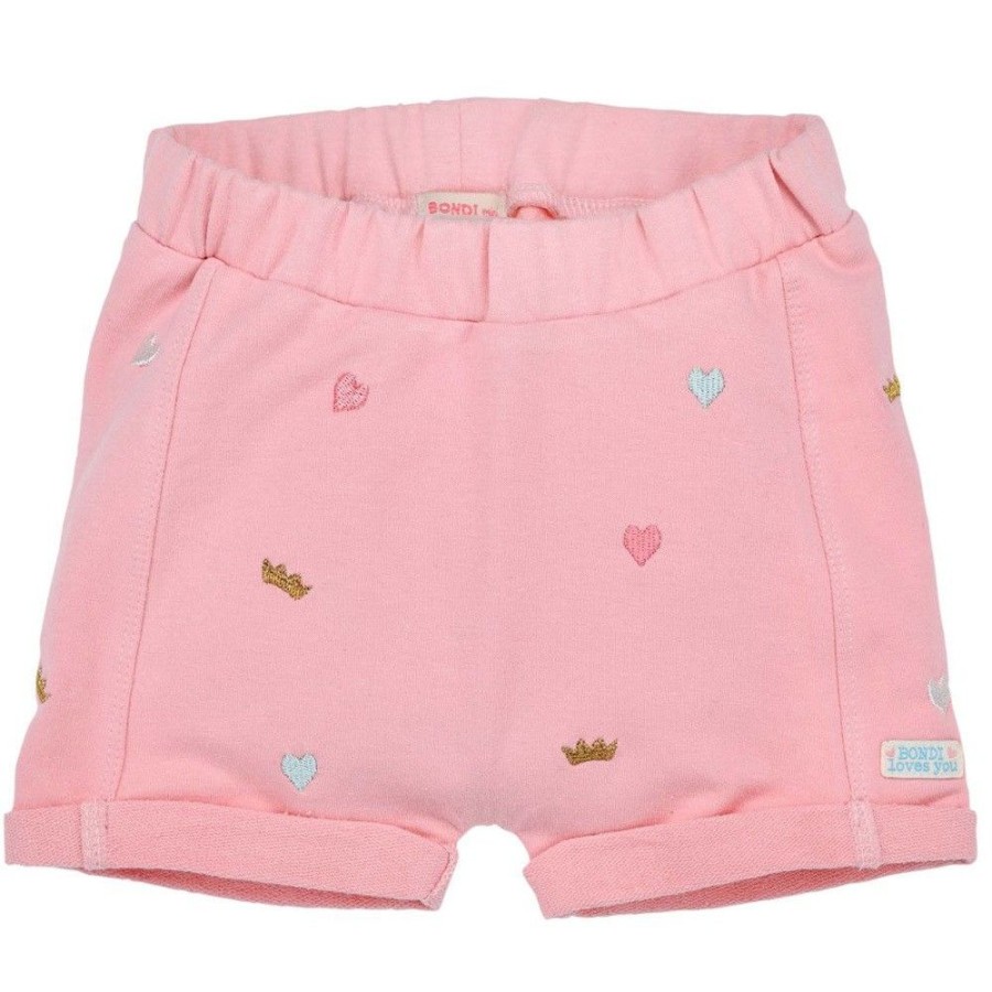 Madchen BONDI Hosen | Bondi Madchen Shorts "Princess" 86575 - Rosa | Kurze Hose