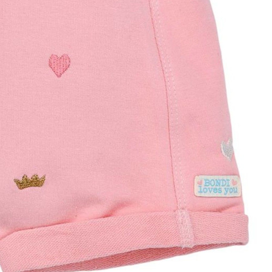 Madchen BONDI Hosen | Bondi Madchen Shorts "Princess" 86575 - Rosa | Kurze Hose